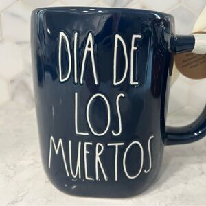 Rae Dunn ‘Dia De Los Muertos’ Blue Mug NWT